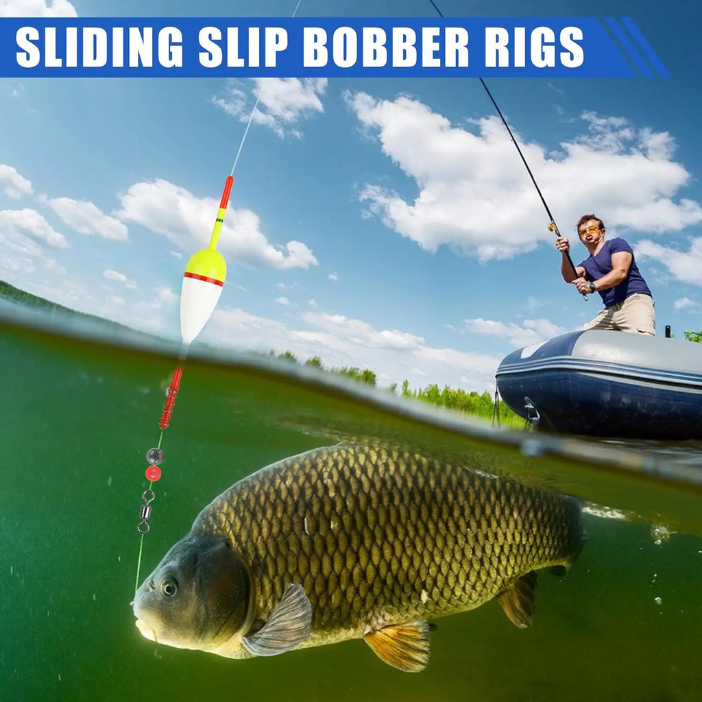 Spring Slip Bobbers Wood Fishing Floats for Crappie Catfish Trout Panfish Walleye Bass 10/20pcs