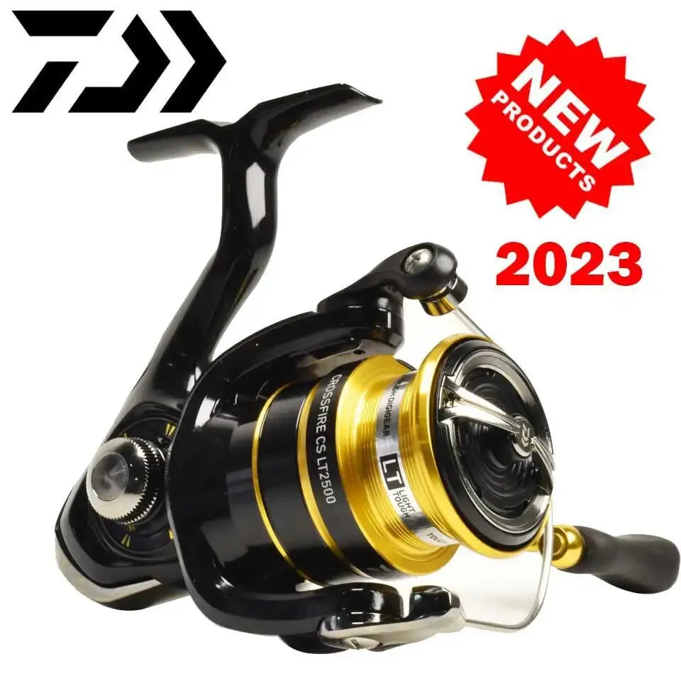 DAIWA Fishing Reel CROSSFIRE CS LT (Light&Tough) 1000-6000D-H Light Strong LC-ABS Metail Spool 4KG-12KG Ultraleve 185g-320g