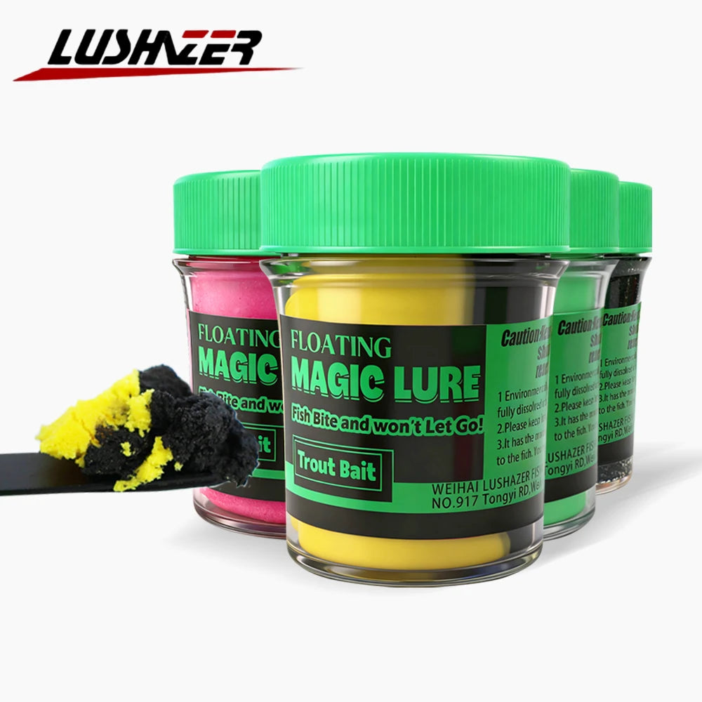 LUSHAZER Bottled Trout Bait Fishing Bait Soft Bait Natural Scent Troutbait 95g Smells & Tastes Like Live Fishing Bait