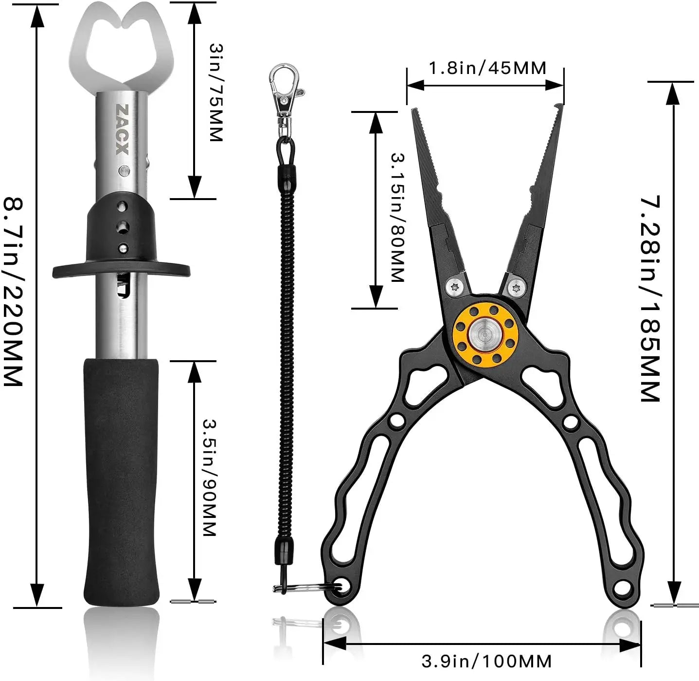Hook Remover Split Ring Pliers