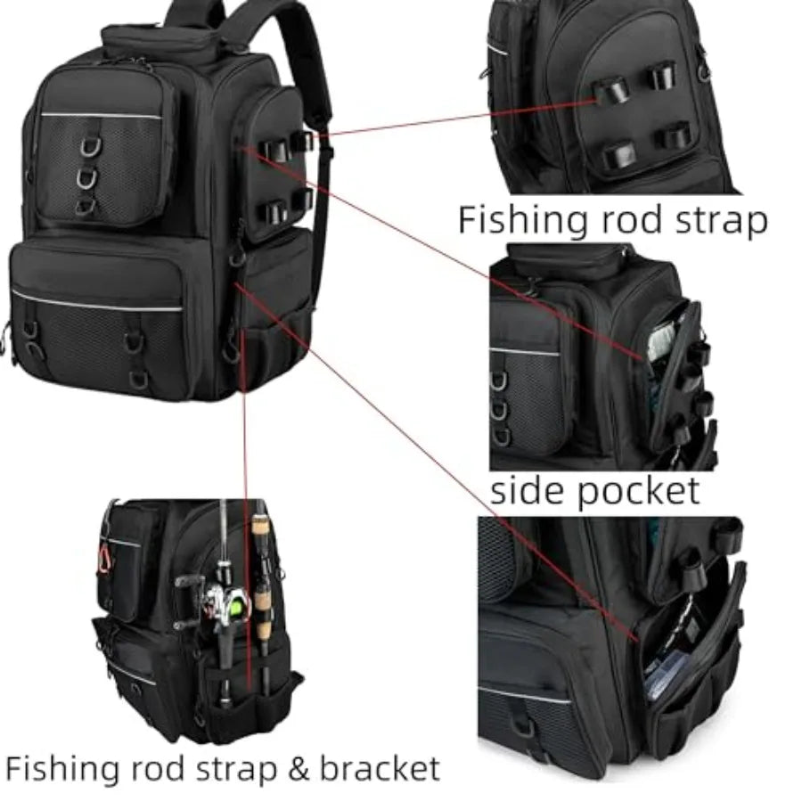 Fishing Backpack Tackle Bag