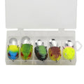 5pcs Mini Frog Soft Bait 25mm 3g Bionics Sequin Frog Bait Double Hide Hook Artificial Lifelike Thunder Frog Lure Fishing Wobbler