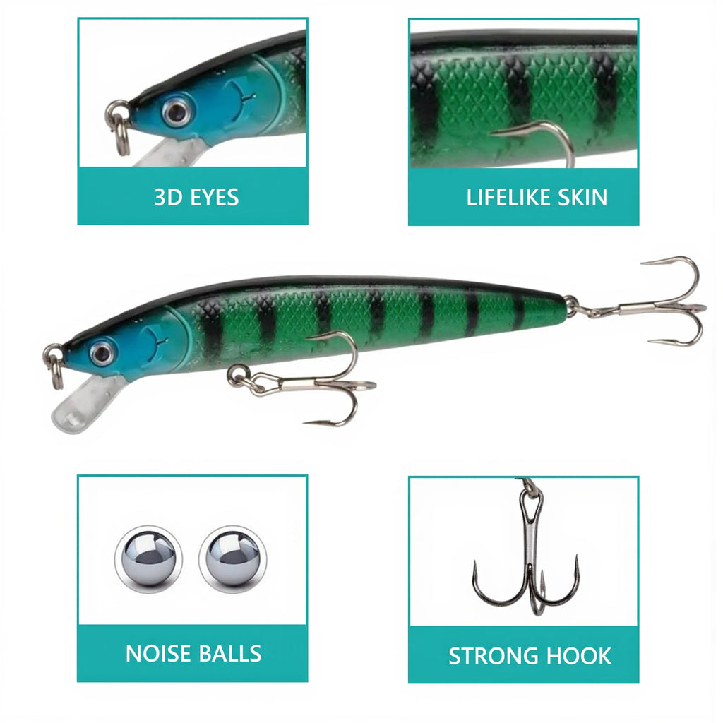 Long Tail Minnow Lure