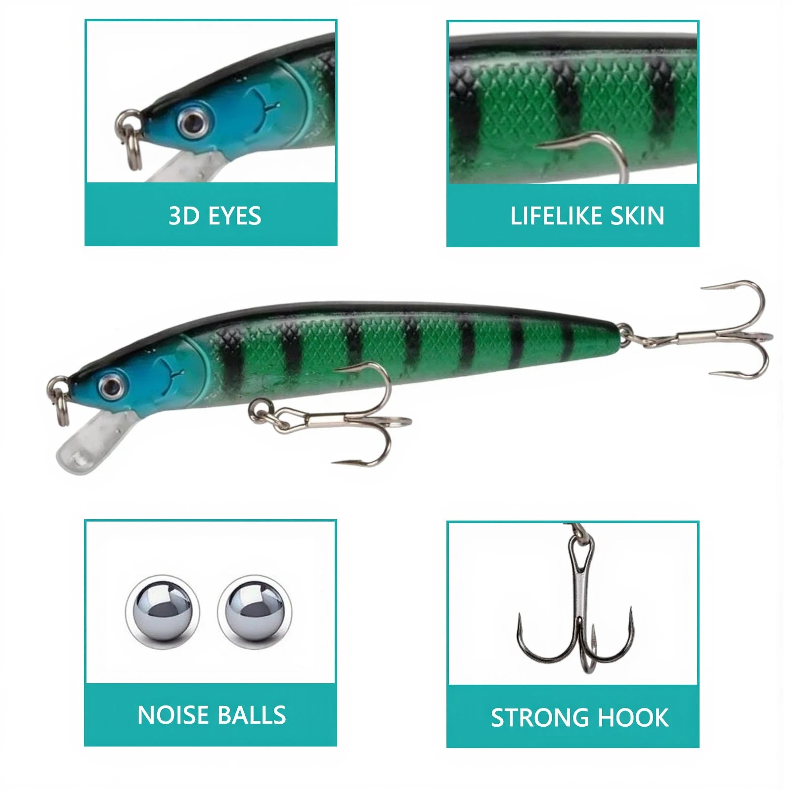 Long Tail Minnow Lure