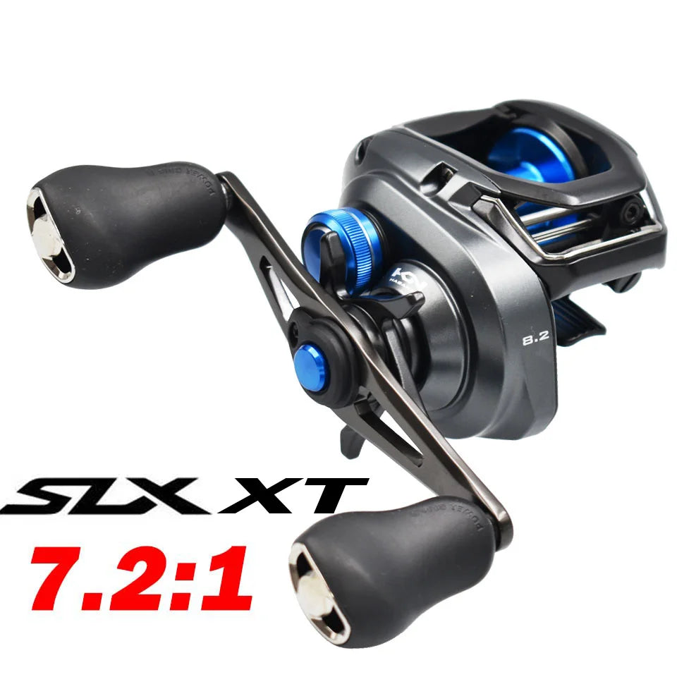 SHIMANO Baitcasting Reel SLX DC XT/SLX XT/SLX Fishing Reel New SVS Infinity braking system 8.2/7.2/6.3 Ratio HAGANE BODY