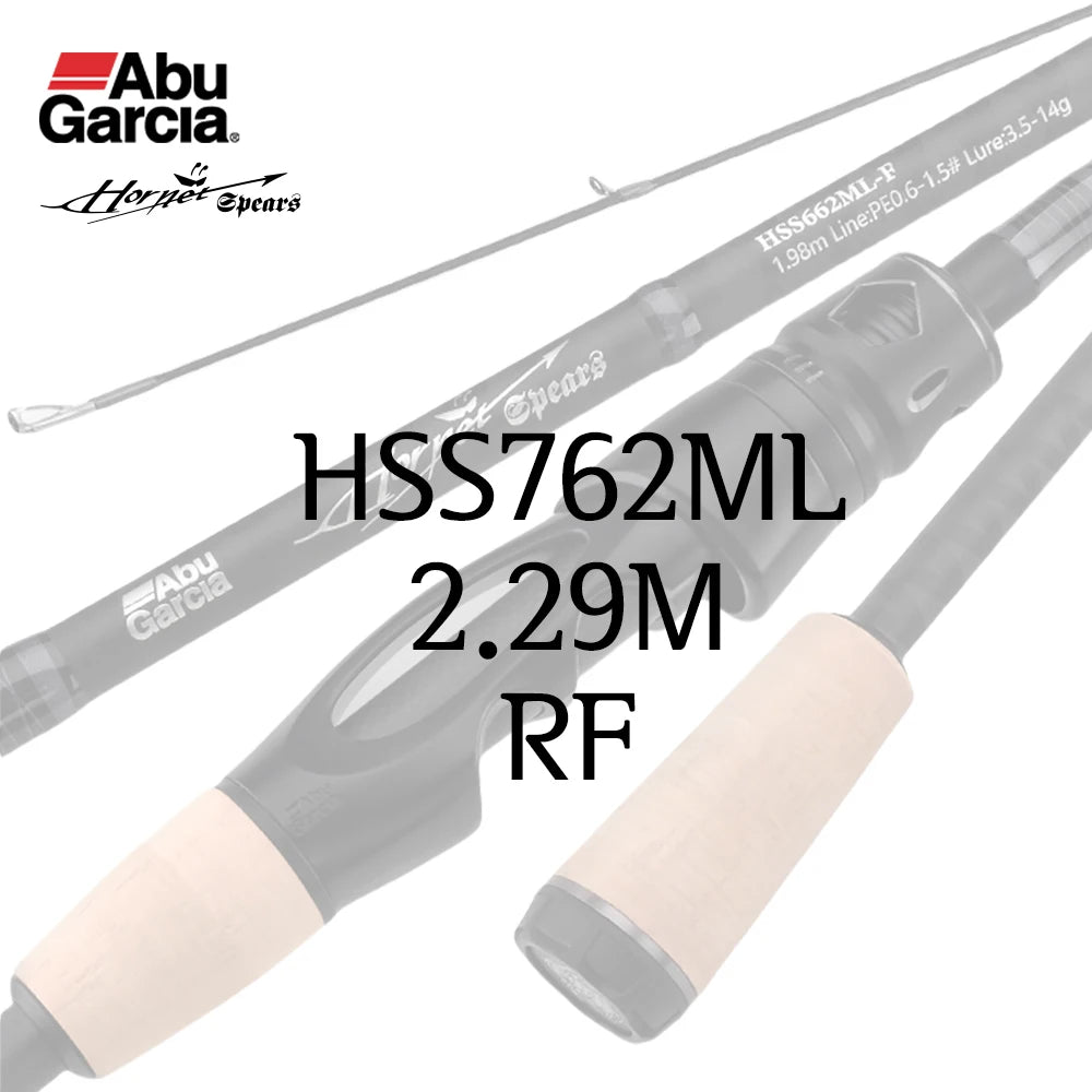 ABU Garcia Original Hornet Spears Spining/Casting 2 Sections Fishing Rod 1.98m-2.43m Fuji A-Guide Ring/Reel Seat  Nano Carbon