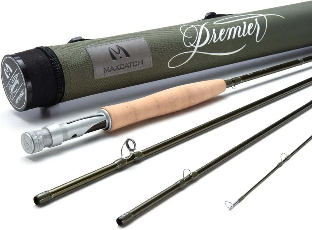 Fly Fishing Rod, IM8 Graphite, Fast Action, 3-12WT, with Carrying Case
