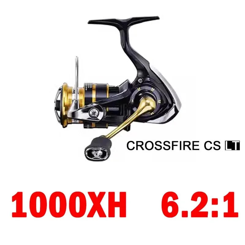 DAIWA Fishing Reel CROSSFIRE CS LT (Light&Tough) 1000-6000D-H Light Strong LC-ABS Metail Spool 4KG-12KG Ultraleve 185g-320g