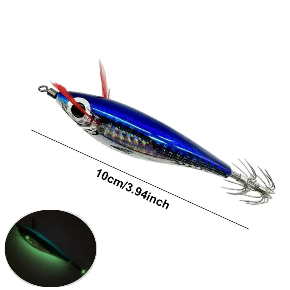 Glowing Squid Jig Lure