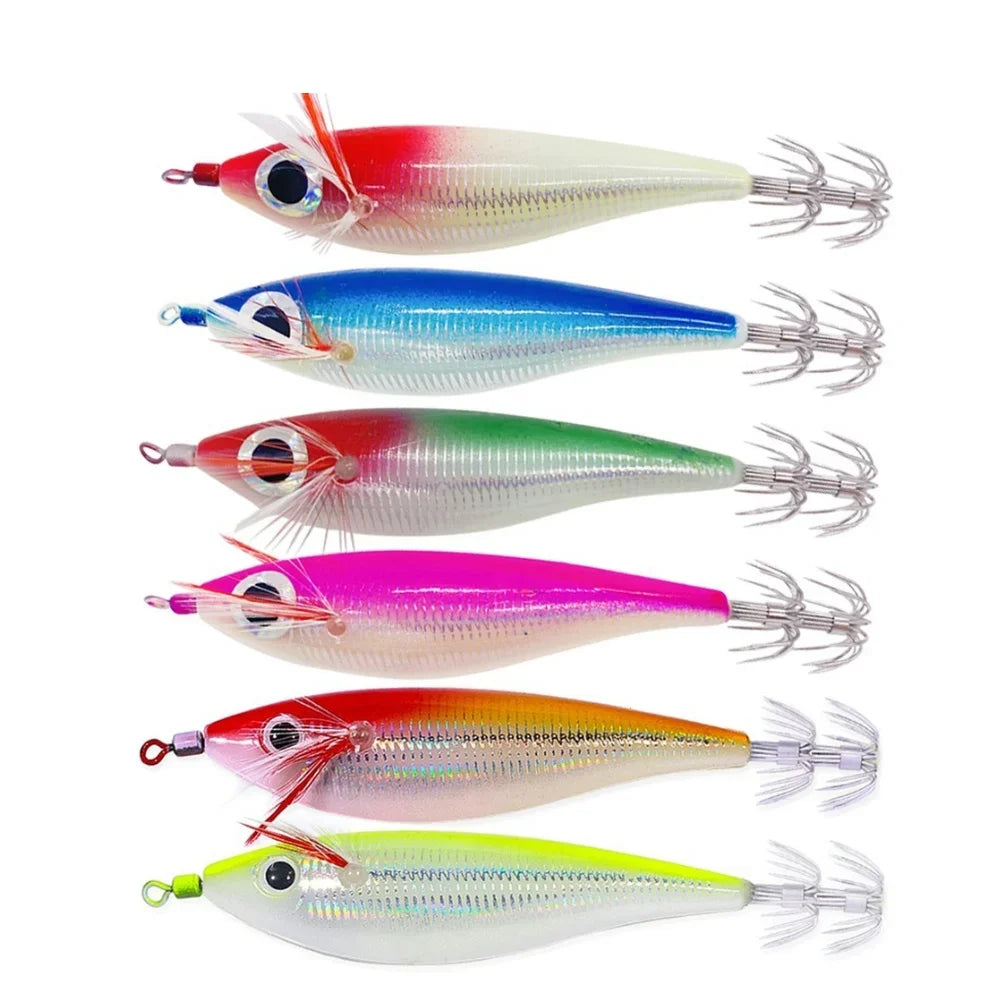 Glowing Squid Jig Lure