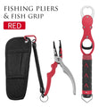 LINNHUE Best Aluminum Alloy Fishing Pliers Grip Fishing Tackle Hook Recover Cutter Line Split Ring Fishing Tool Accessories