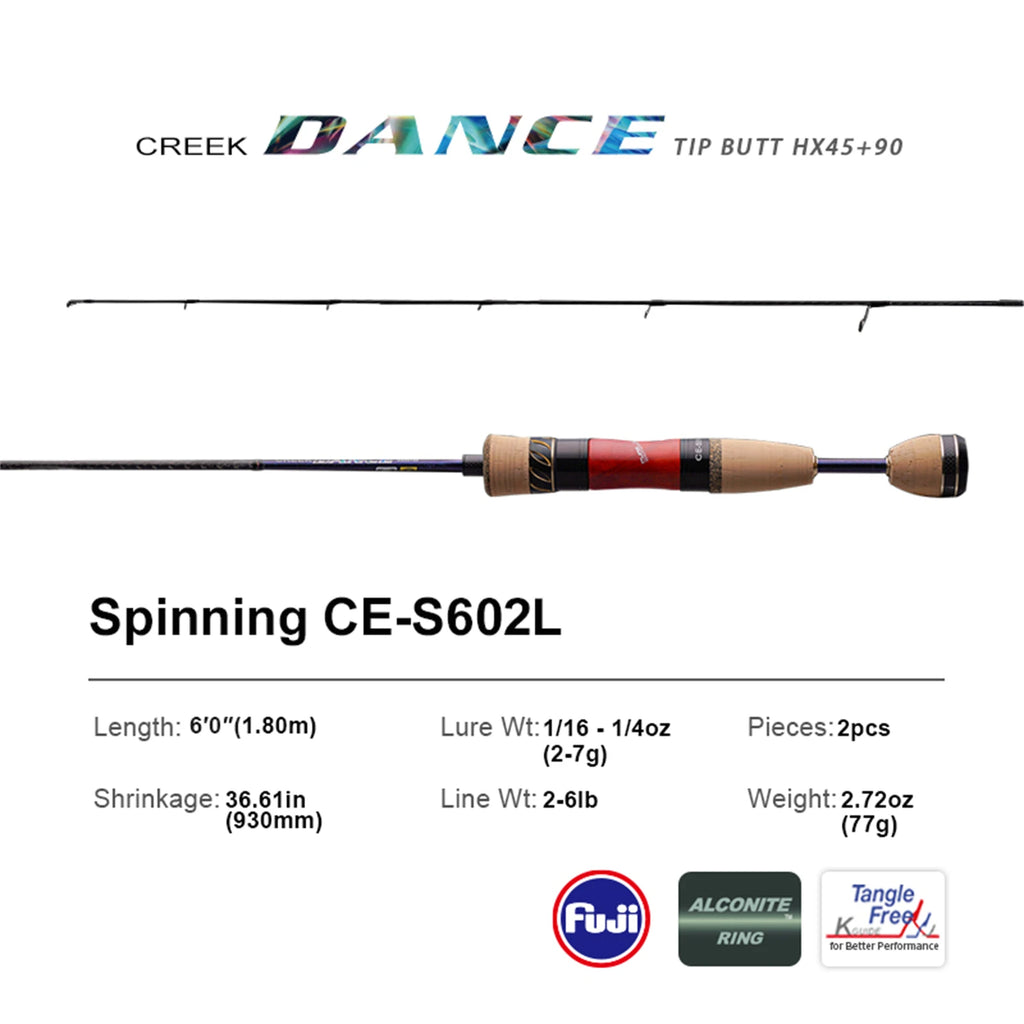 PURELURE Creek Dance Rod