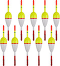 Spring Slip Bobbers Wood Fishing Floats for Crappie Catfish Trout Panfish Walleye Bass 10/20pcs