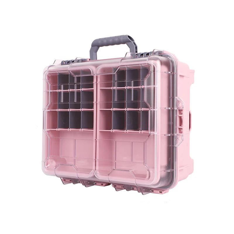 Seaknight Hard Fishing Storage BOX Thickened Large Space Box Pink/Blue/Green Multifunctional Storage Box Three Layer Fishing Box