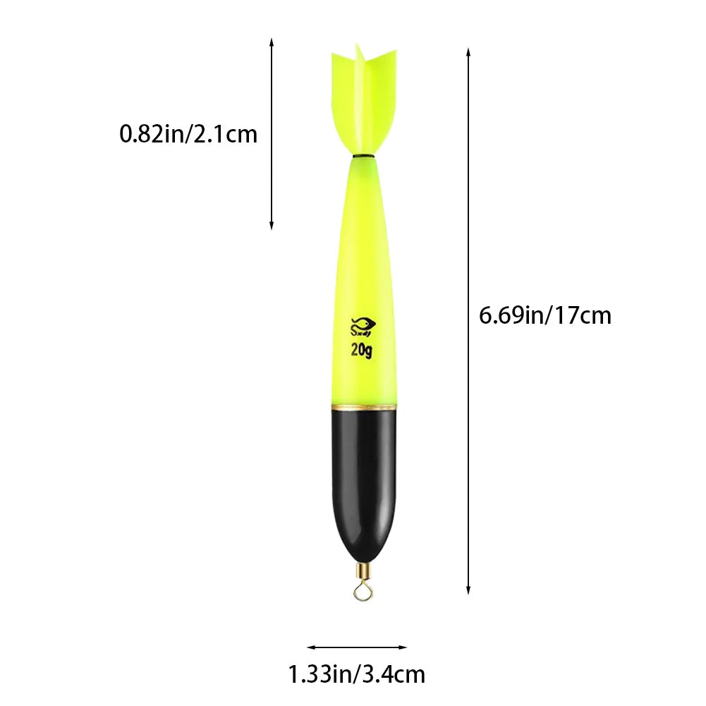 5-1PCS Fishing Bobbers Night Fishing Float Light Stick Night Fishing Light Up Bobbers for Sea Ocean Rock Fishing Accessories