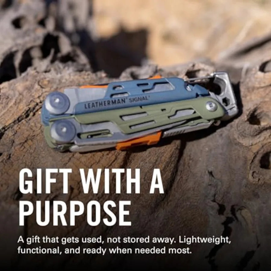 Signal 19-in-1 Multi-tool for Outdoors Camping Hiking Fishing Survival Durable Lightweight EDC Made in the USA Tundrascape