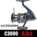 SHIMANO Fishing Reel ULTEGRA Spinning Reel Feeder Carp fishing Reels 2500/C3000/4000/C5000XG Waterproof system HANAGE Gear