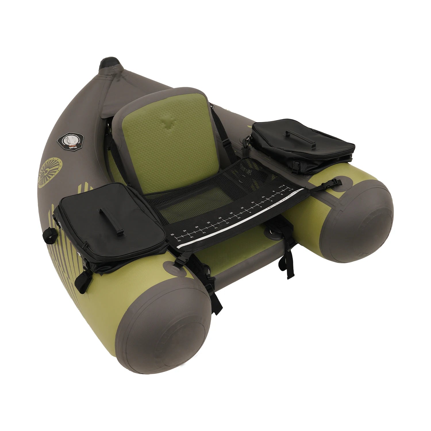 2026 1 Person Belly Boat Single Fishing Kayak PVC Material Float Tube Inflatable Rowing Boat for Water Paly