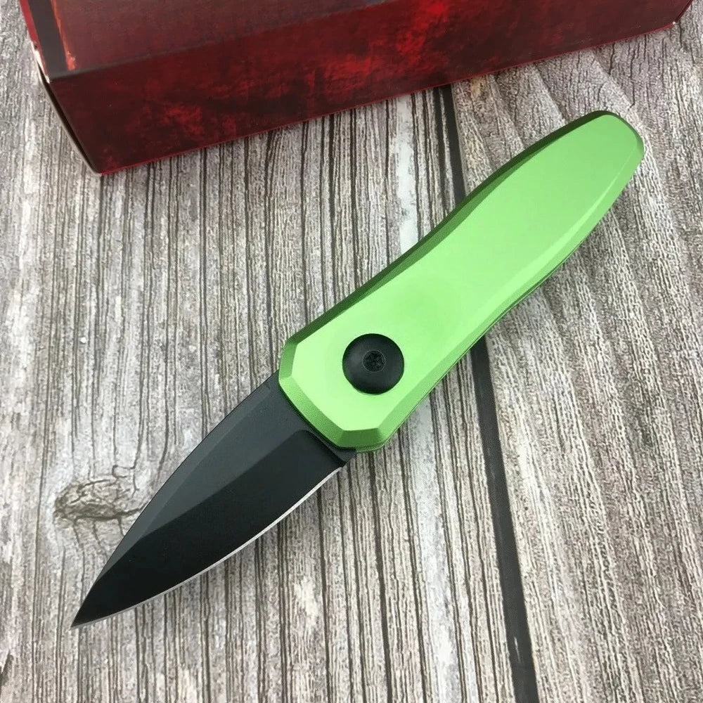 7500 Folding Pocket Knife, Aluminum Handle Multifunctional EDC Knife for Outdoor Camping Hiking Daily Use