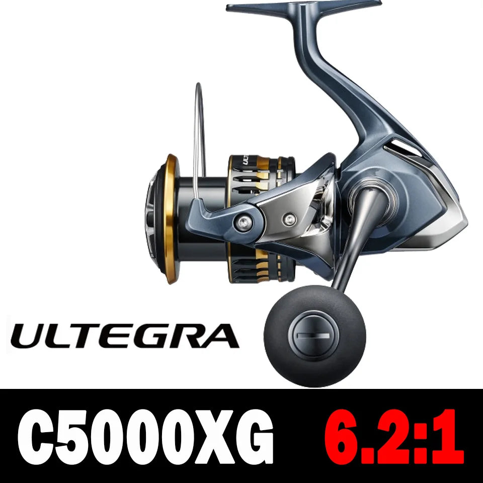 SHIMANO Fishing Reel ULTEGRA Spinning Reel Feeder Carp fishing Reels 2500/C3000/4000/C5000XG Waterproof system HANAGE Gear