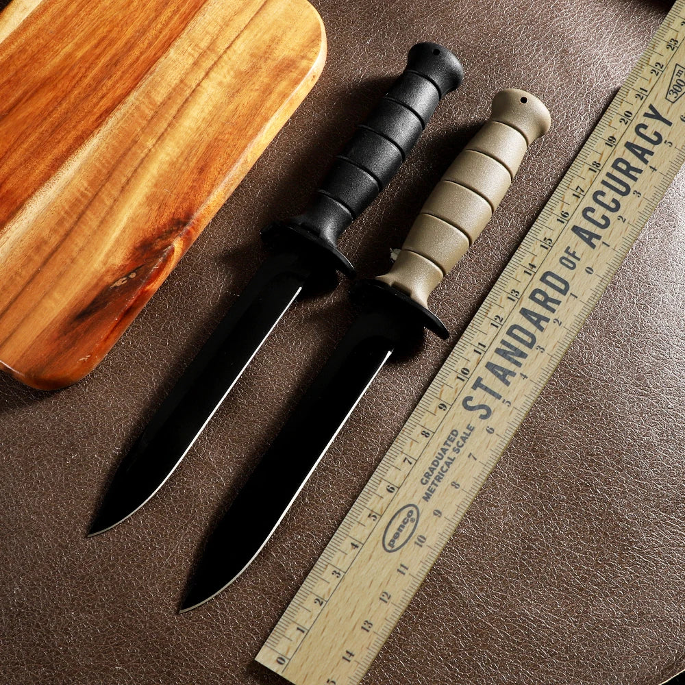 Fixed knife 440C steel knife outdoor adventure fishing camp hunting kitchen fruit EDC tool straight knife