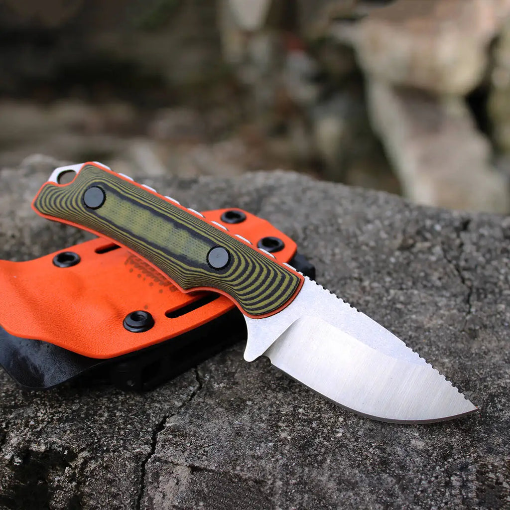 Outdoor Knife Tactical Hunting Knife G10 Handle Outdoor Self Defense Camping Hiking Survival Straight Knife with K Sheath