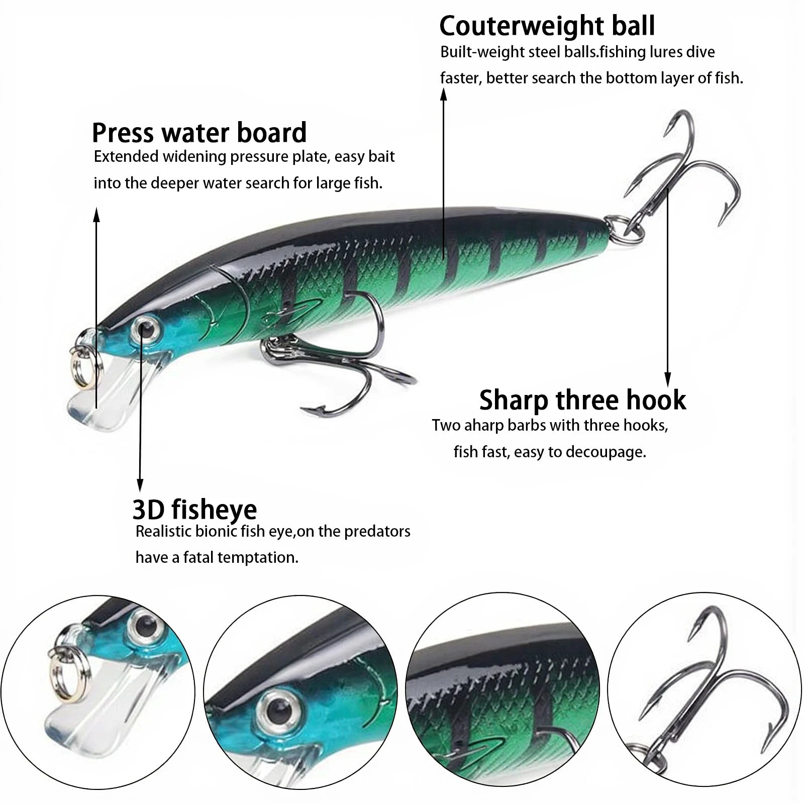 Long Tail Minnow Lure