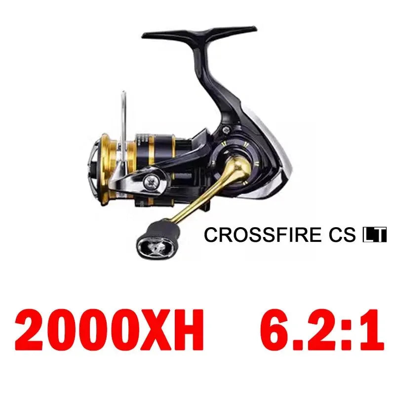DAIWA Fishing Reel CROSSFIRE CS LT (Light&Tough) 1000-6000D-H Light Strong LC-ABS Metail Spool 4KG-12KG Ultraleve 185g-320g