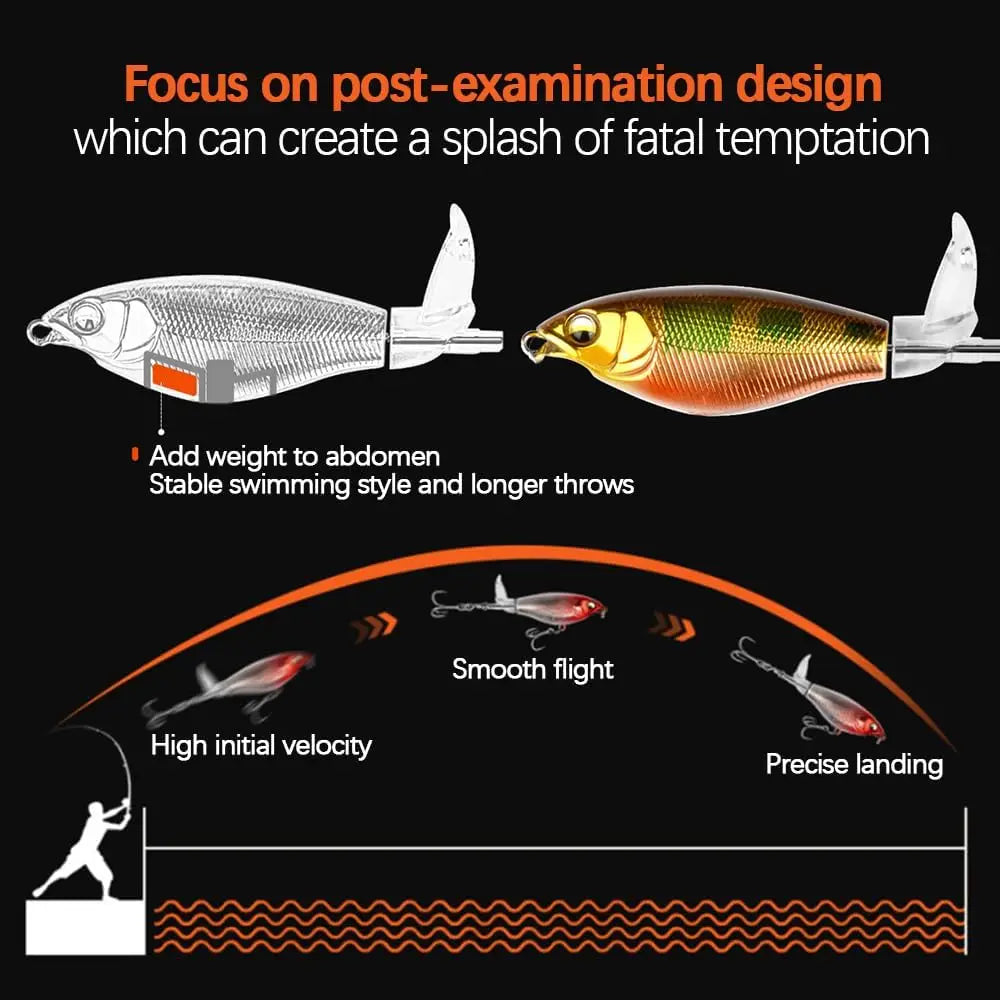Propeller Tail Fishing Lures