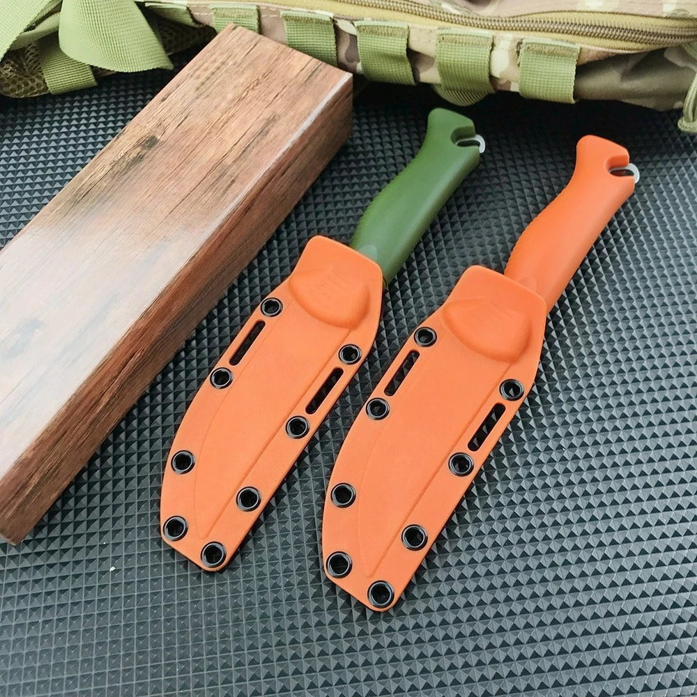 Camping Adventure Fixed Blade Knife- BM 15505 with Kydex Sheath D2 Blade Portable Outdoor Fishing Climbing EDC Tool with Sheath