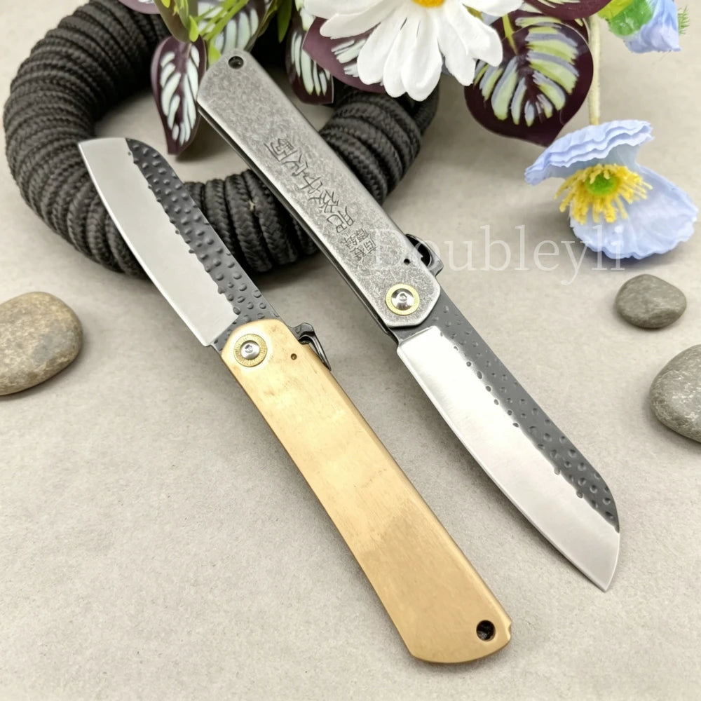 High-quality Higonokami Folding Knife - Fishing Outdoor Cutting Knife Fruit Knife Meat Slicing Tools Lightweight Pocket Knives