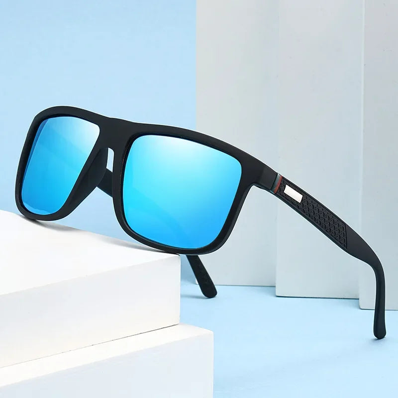 Polarized Sunglasses Men Women Luxury Brand Designer Men's Sun Glasses Fashion Square Driving Fishing UV400 Eyewear Man