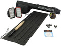 7ft Fly Fishing Combo Kit, 3/4 Weight Graphite Rod with Cork Handle, Aluminum Reel & 9 Flies