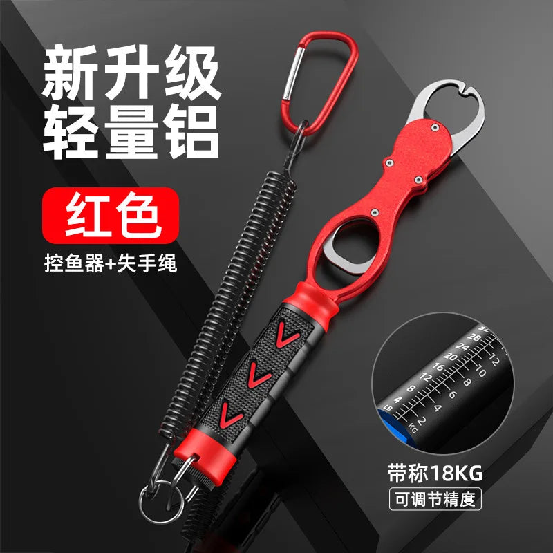 LINNHUE Best Aluminum Alloy Fishing Pliers Grip Fishing Tackle Hook Recover Cutter Line Split Ring Fishing Tool Accessories