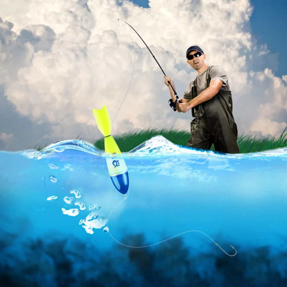 5-1PCS Fishing Bobbers Night Fishing Float Light Stick Night Fishing Light Up Bobbers for Sea Ocean Rock Fishing Accessories