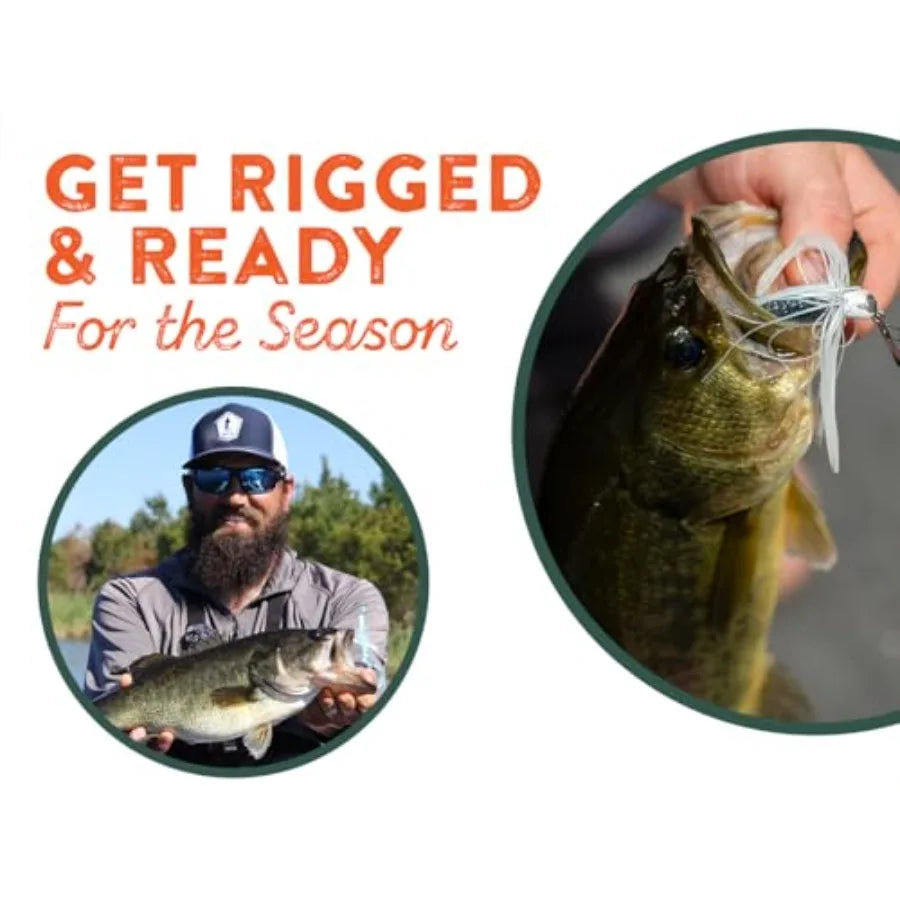Mystery Tackle Box Freshwater Largemouth and Smallmouth Bass Lures Fishing Kit