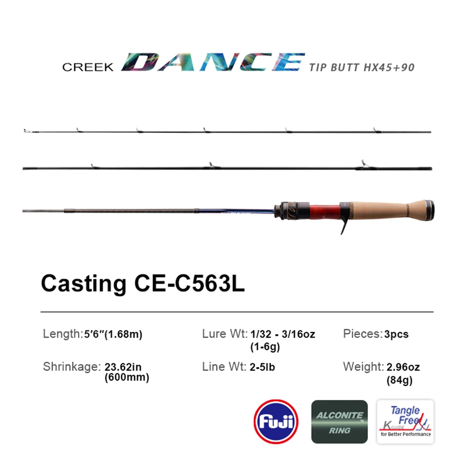 PURELURE Creek Dance Rod