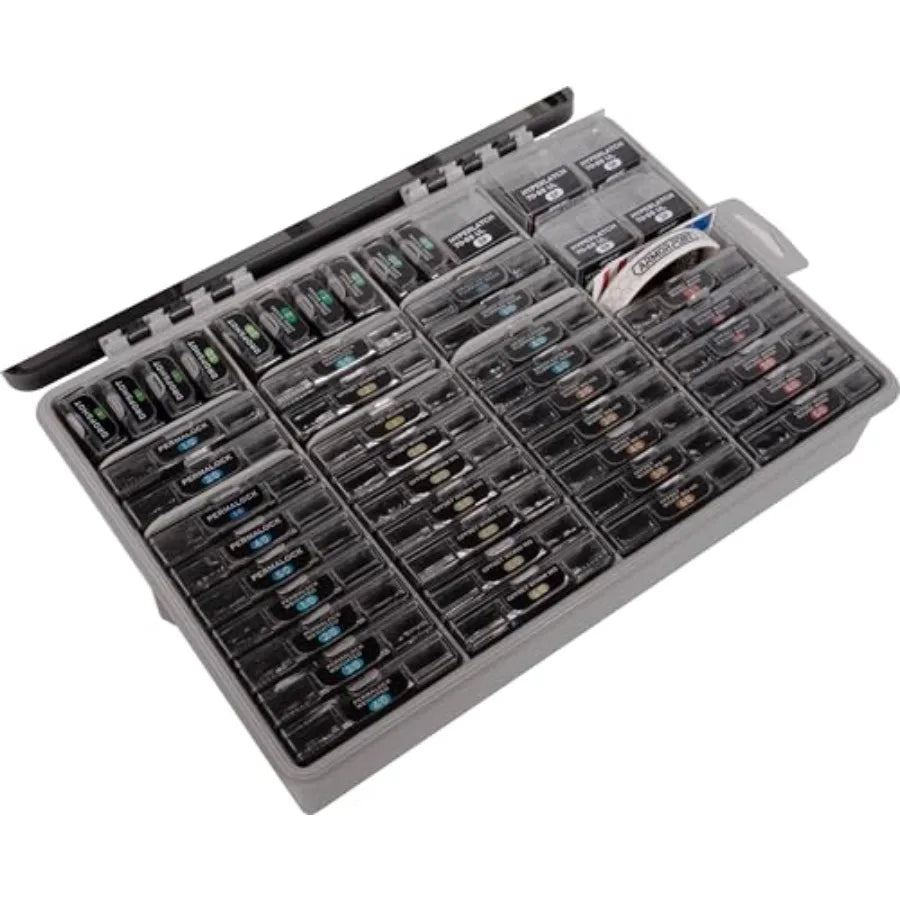 Fishing Box with Tackle Hooks Boxes with Dividers OCD Tackle Storage Organizer System for Anglers Fully Loaded Setup Including