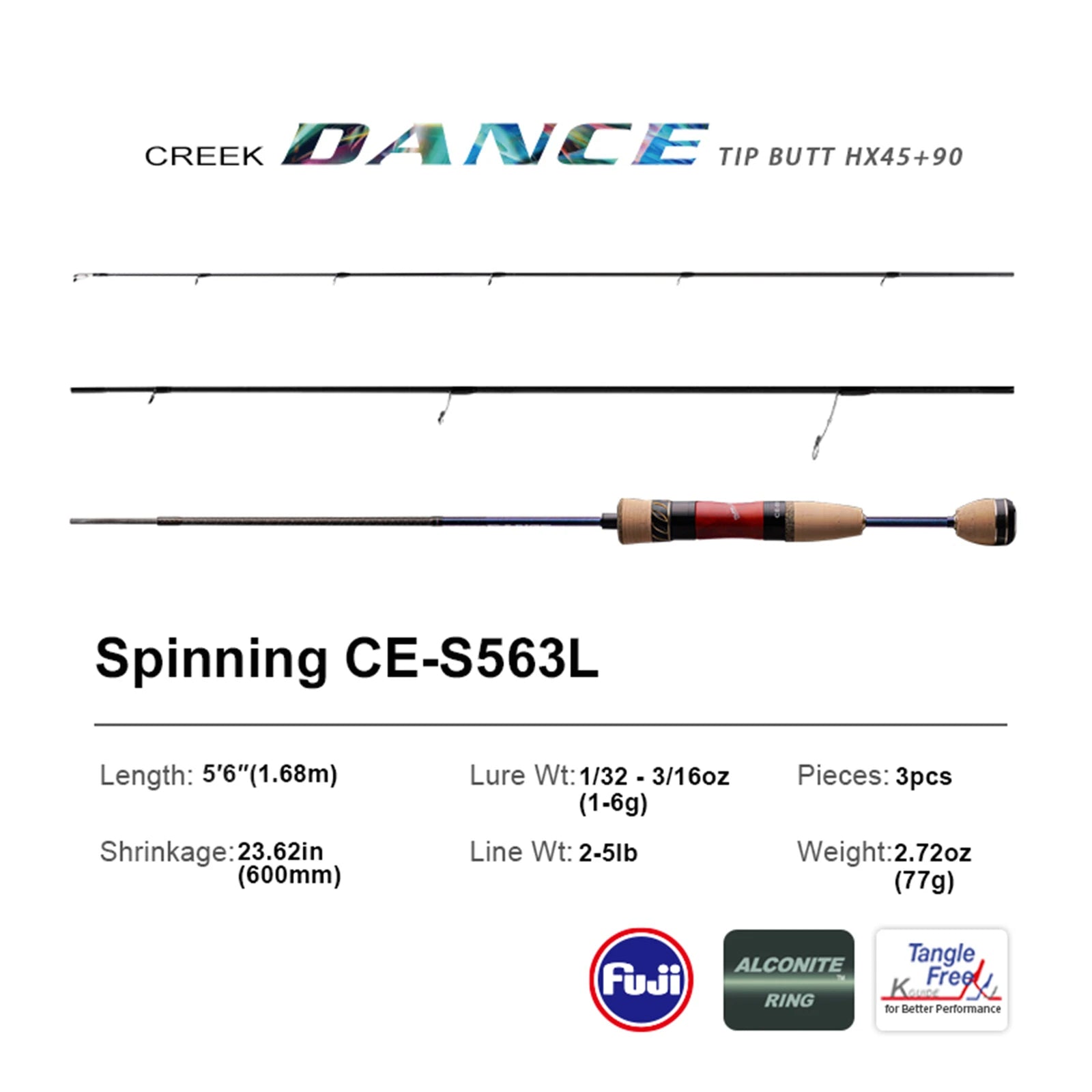 PURELURE Creek Dance Rod