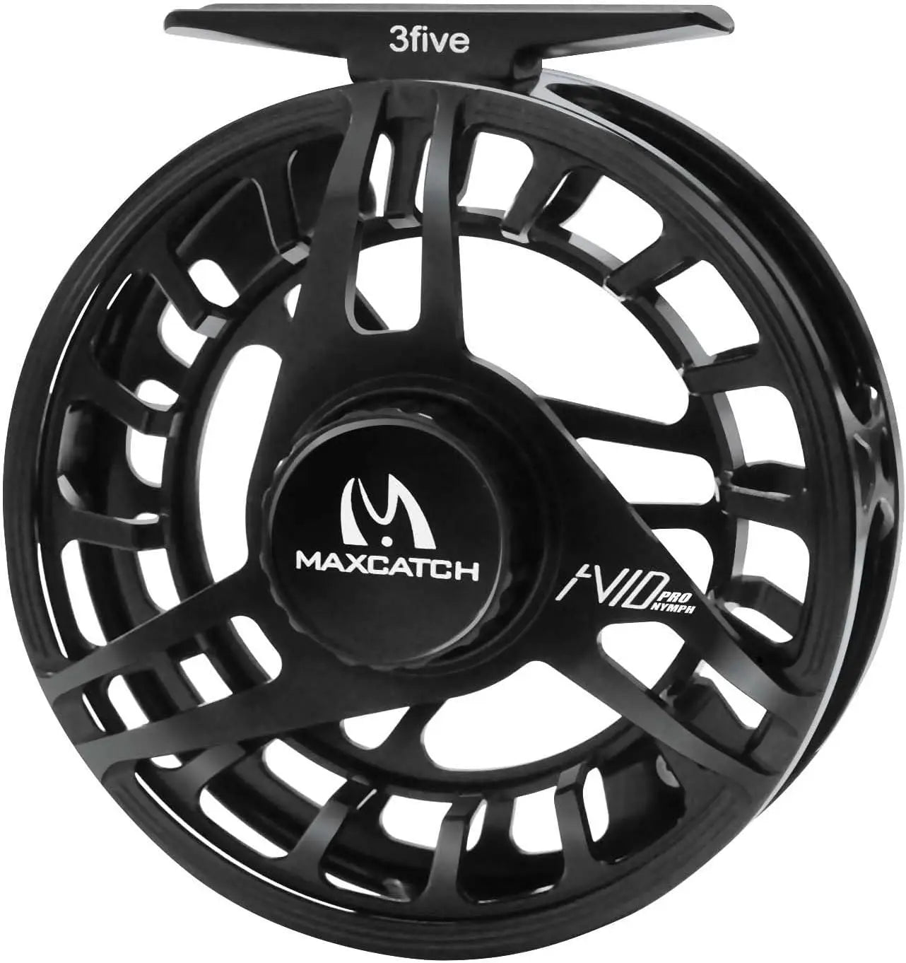 CNC-Machined Large Arbor Full Frame Fly Fishing Reel for Euro Nymph, Super Light Housing