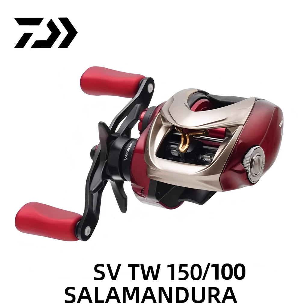 2024 /2025 DAIWA SALAMANDURA SV TW 150 / 100 Baitcast Fishing Reel Drag 5KG 7+1BB TWS SV BOOST Saltwater