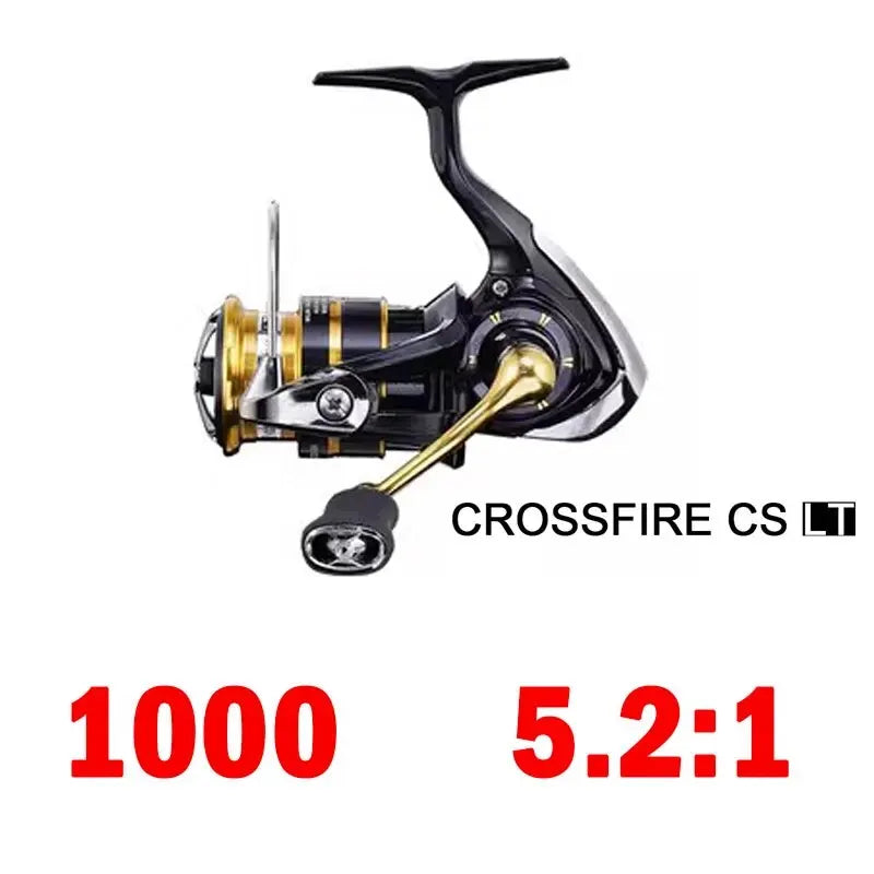 DAIWA Fishing Reel CROSSFIRE CS LT (Light&Tough) 1000-6000D-H Light Strong LC-ABS Metail Spool 4KG-12KG Ultraleve 185g-320g