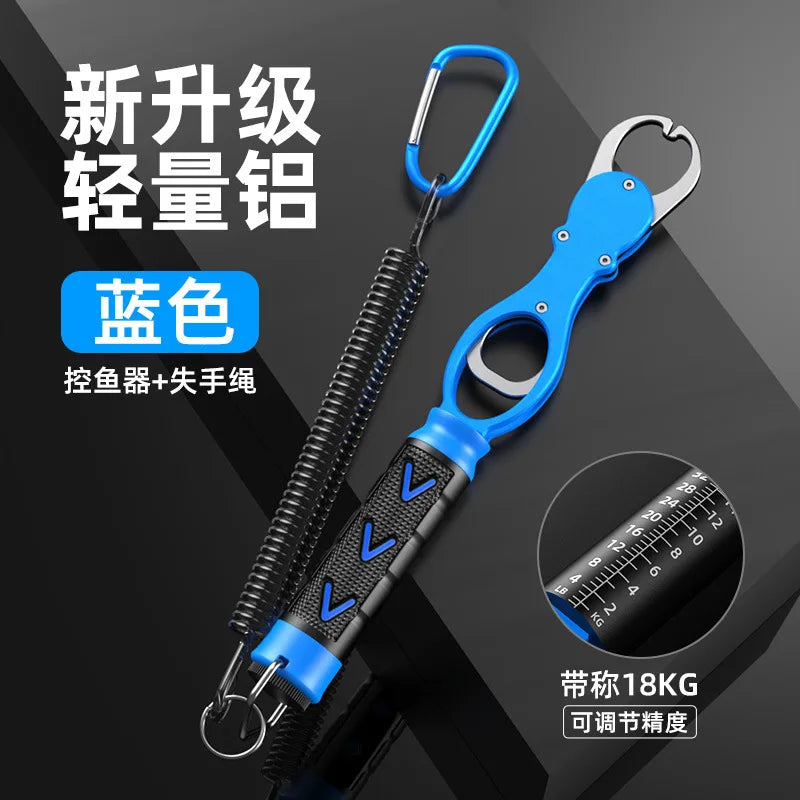 LINNHUE Best Aluminum Alloy Fishing Pliers Grip Fishing Tackle Hook Recover Cutter Line Split Ring Fishing Tool Accessories