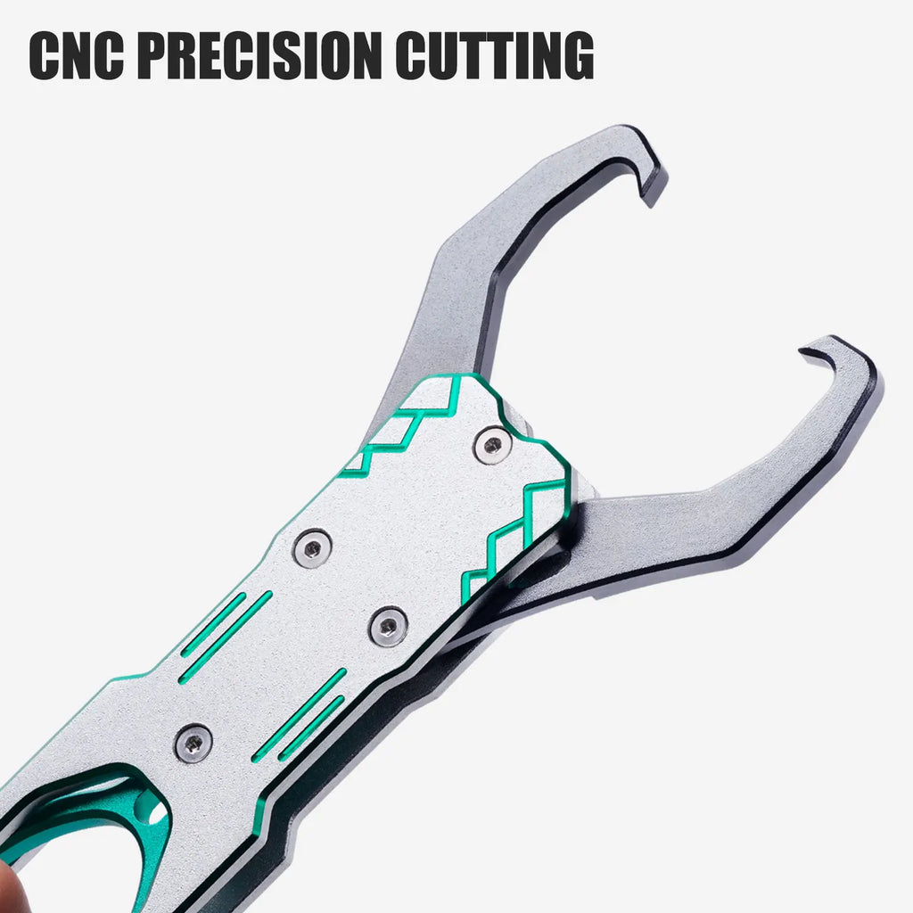 SAMOLLA New Fishing Grip Pliers Accessories Set Aluminum Alloy 18kg Spring scale 360 ° rotation Adjustable Grabber Tool Seawater
