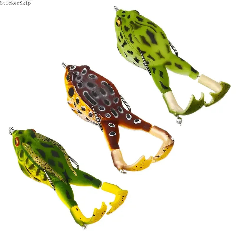 Topwater Frog Lures Set