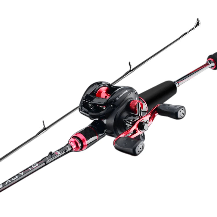 Abu Garcia BMAX Black Max Fishing Rod Spinning Fishing Rod Carbon Telescopic Fishing Rod and Reel Carbon Combo